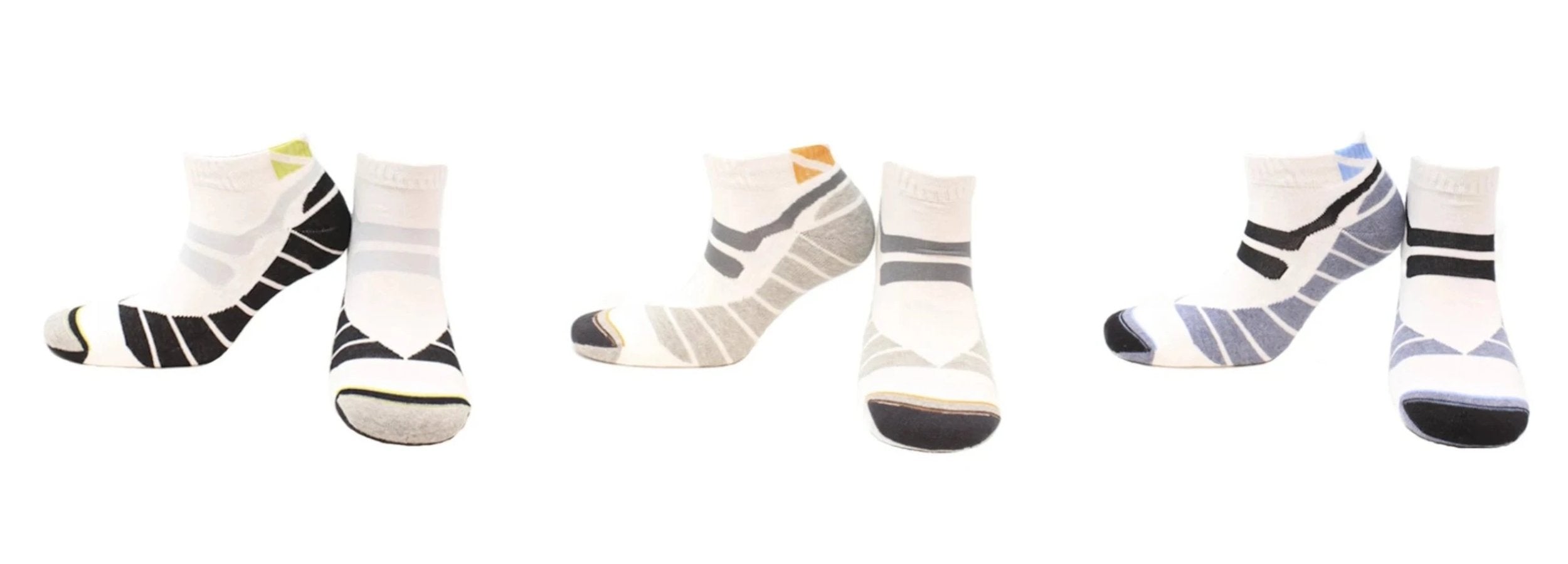 Socquettes Sans Couture Coton Écologique - Blanc (3 paires)