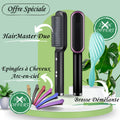 HairMaster Duo - Lisseur 2 en 1 + Brosse Offerte