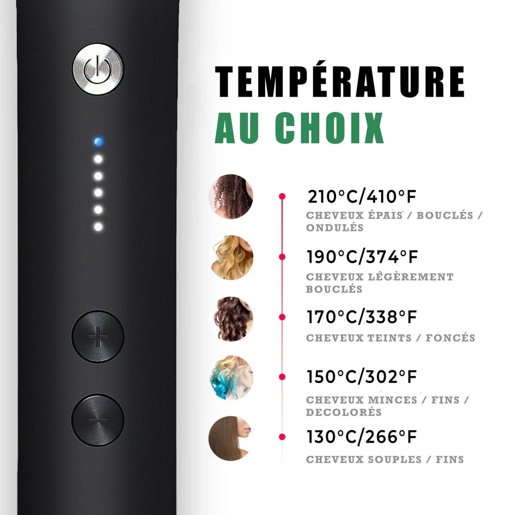 HairMaster Duo - Lisseur 2 en 1 + Brosse Offerte